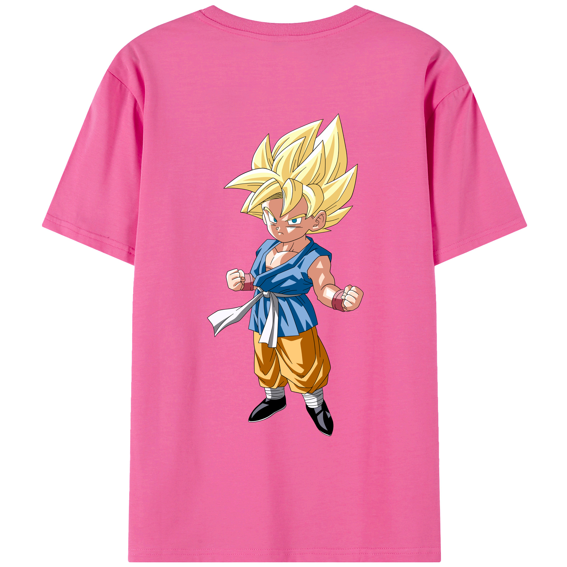 （画像用） ドラゴンボール 孫 悟飯（そんごはん）DRAGON BALL Son Gohan レディース半袖Tシャツ(バックプリント)